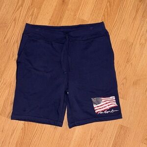Ralph Lauren Men’s Navy Blue Sweatpants Shorts Sz Medium